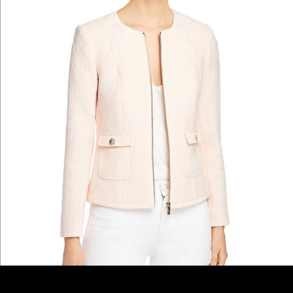 Classic Karl Lagerfeld Paris Sherbet Blazer sz 4